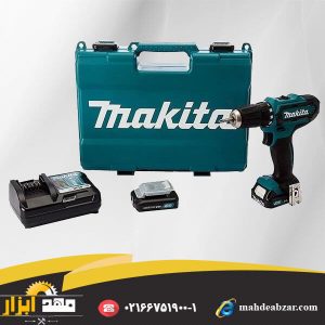 دریل پیچ گوشتی چکشی شارژی Makita HP331DWAE Cordless Hammer Drill Driver