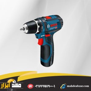 دریل پیچ گوشتی شارژی BOSCH Cordless screwdriver drill gsr 12v-15