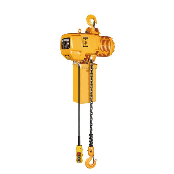 جرثقیل HYUNDAI Electric crane 2 works 3 ton chain l1162-eh
