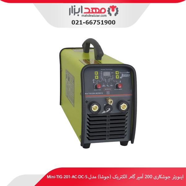 اینورتر جوشکاری 200 آمپر گام الکتریک (جوشا) مدل Mini-TIG-201-AC-DC-S