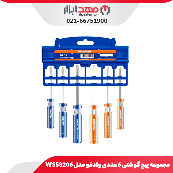 مجموعه پیچ گوشتی 6 عددی وادفو مدل WSS3206