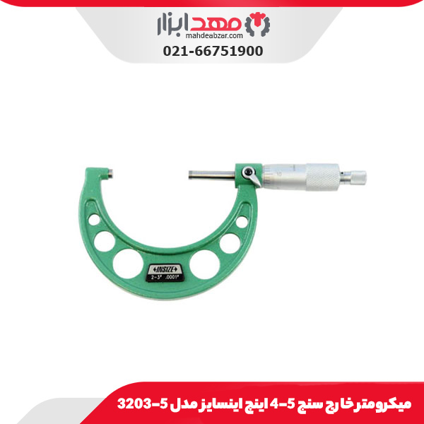 میکرومتر خارج سنج 5-4 اینچ اینسایز مدل 5-3203