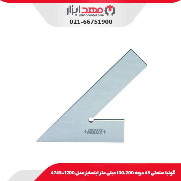 گونیا صنعتی 45 درجه 130.200 میلی‌ متر اینسایز مدل 1200-4745