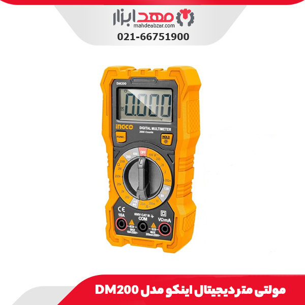 مولتی متر دیجیتال اینکو مدل DM200