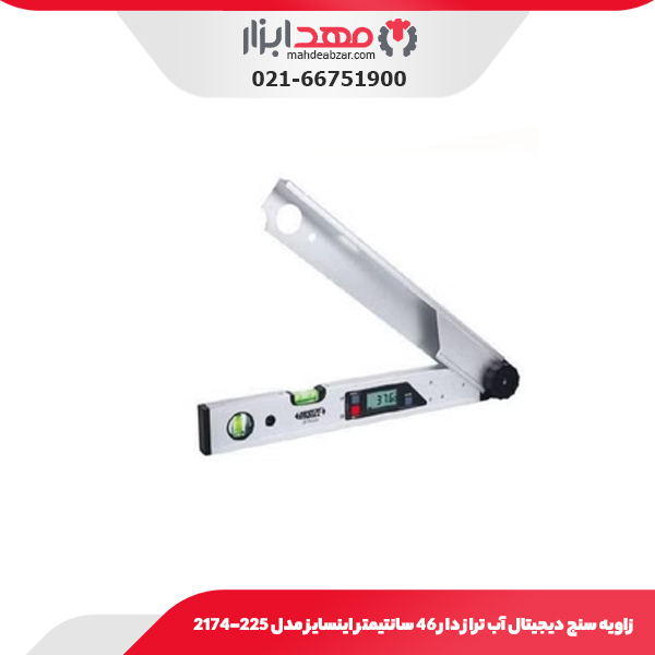 زاویه سنج دیجیتال آب تراز دار 46 سانتیمتر اینسایز مدل 225-2174