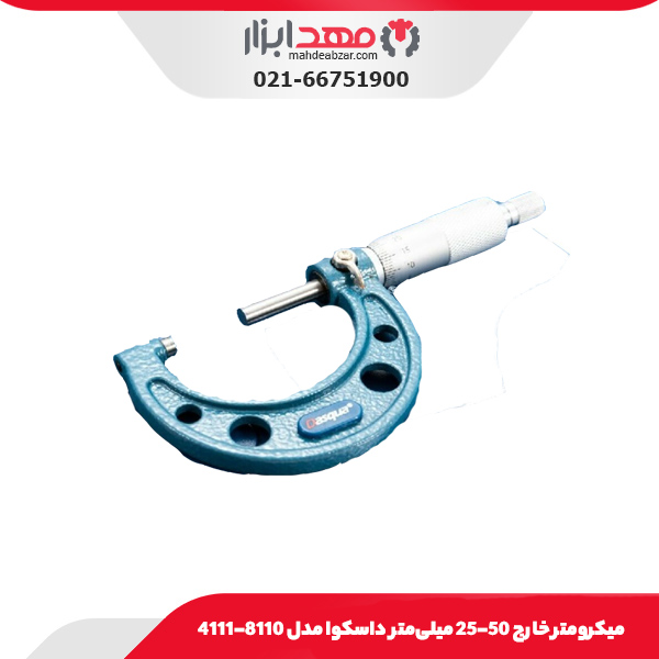 ميکرومتر خارج 50-25 میلی‌متر داسکوا مدل 8110-4111