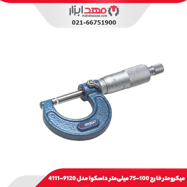 ميکرومتر خارج 100-75 میلی‌متر داسکوا مدل 9120-4111