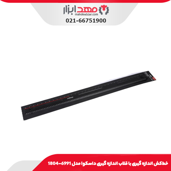 خط‌کش اندازه گیری با قلاب اندازه گیری داسکوا مدل 6991-1804